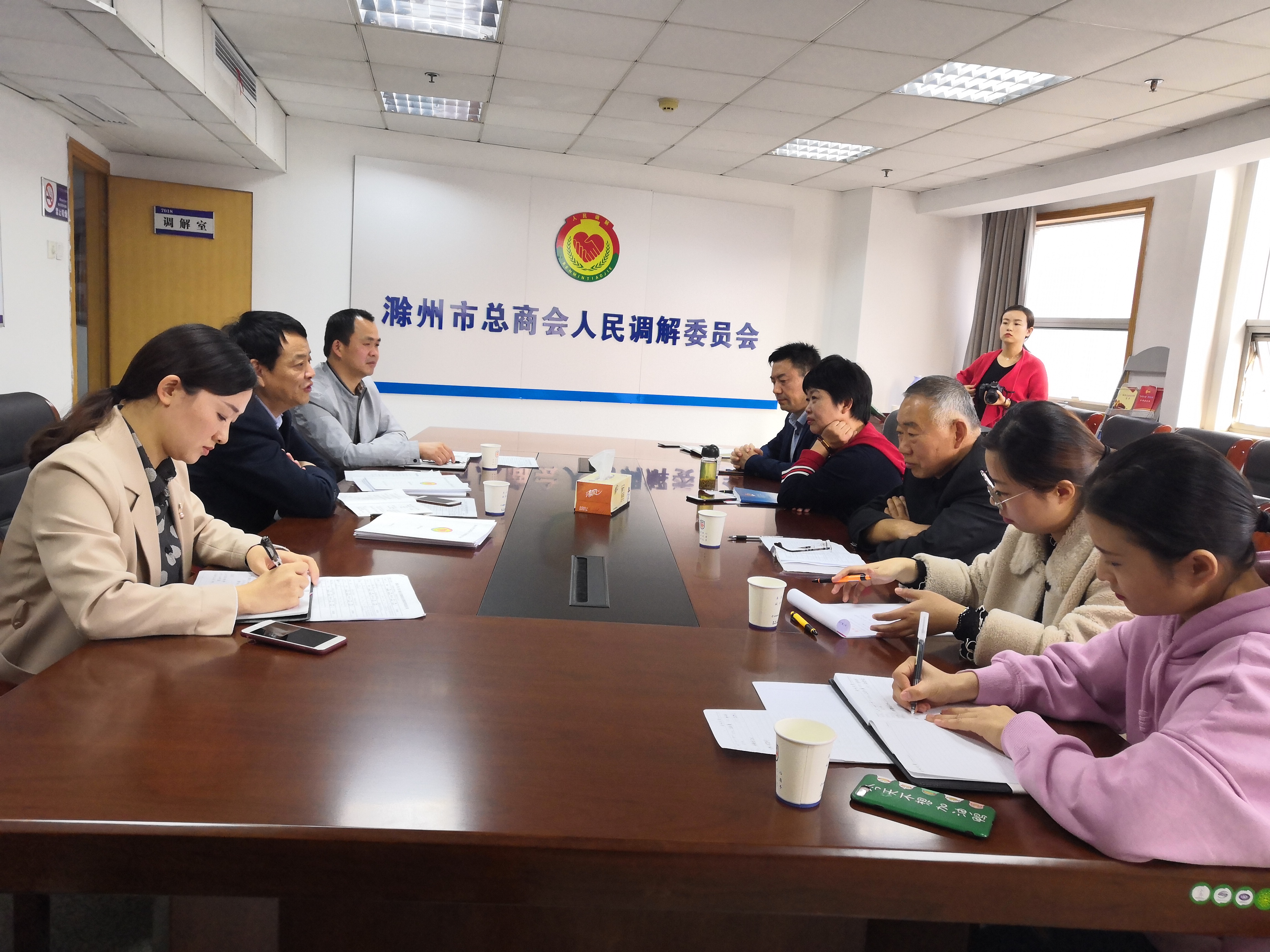 市工商联主席王晓平赴市商调委调研